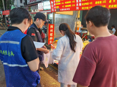 行人员实地走访了辖区沉点夜市
